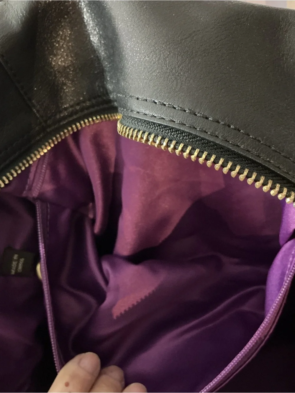 Authentic Coach Madison Audrey Black Leather Satchel